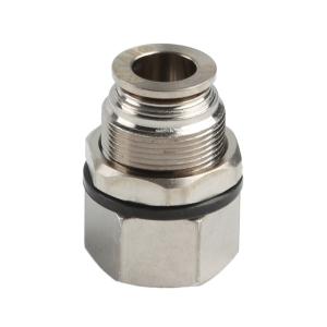 AIRTAC(亚德客) BPMF系列全金属内牙穿板直通管接头 BPMF1003