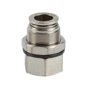 AIRTAC(亚德客) BPMF系列全金属内牙穿板直通管接头 BPMF1203