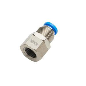 BIAX/巴克斯 隔板内螺纹直通-G螺纹快速接头/AT91-100-564 L34.7mm G3/8'