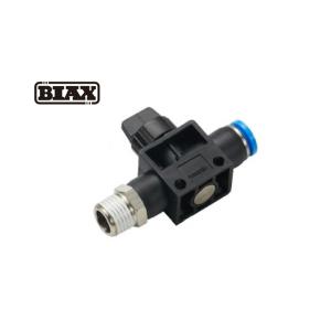 BIAX/巴克斯 由螺纹端流向插管端型手控阀/AT91-100-699 D8mm R1/8" HVSF01-08(B)