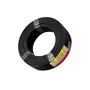 QIFAN(起帆)电缆 BV-450/750V-1*4平方国标家装单芯单股铜芯硬线 黑色 100米