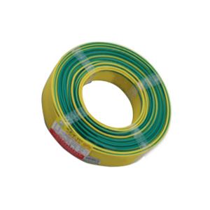 QIFAN(起帆)电缆 BV-450/750V-1*4平方国标家装单芯单股铜芯硬线 黄绿双色 100米