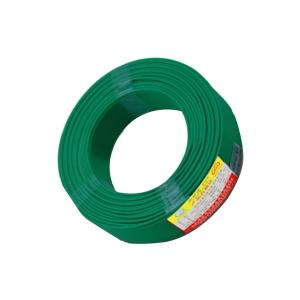 QIFAN(起帆)电缆 BV-450/750V-1*4平方国标家装单芯单股铜芯硬线 绿色 100米