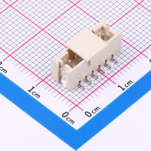 1x6P 间距:2mm 立贴 系列:PH