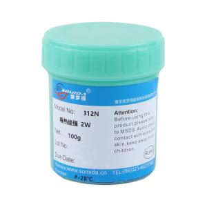 索梦得(SOMIDA)灰色导热硅脂 导热系数2W,100g/瓶