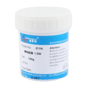 somida(索梦得)灰色导热硅脂100g 导热系数1.5W 311N