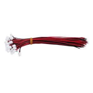 Megastar(兆星)XH2.54 2P 200MM 单端镀锡3.0MM UL1007/24 双线 红/黑