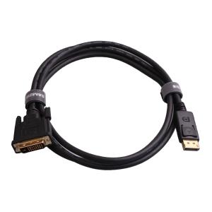 SAMZHE(山泽)Displayport转DVI公对公转接头 黑色 1.8米 ZJX-200