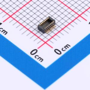 PIN:10P 间距:0.4mm 立贴