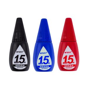 M&G（晨光文具）白板笔可加墨墨水15ml可擦白板笔水性笔补充液 红色
