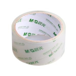 [一整排6卷]M&G（晨光文具）普惠普透不易断裂封箱胶带打包胶带 48mm*30y