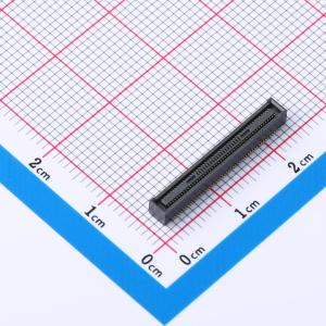 PIN:100P 间距:0.4mm 立贴