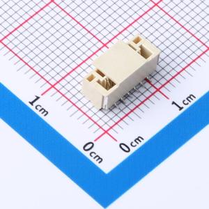 间距:1.25mm 1x6P 立贴 带扣