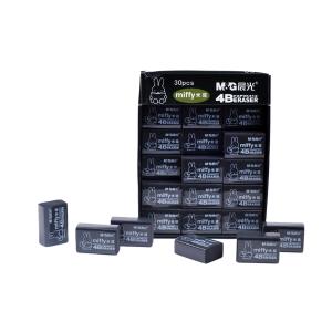 M&G（晨光文具）文具4B红蓝大号橡皮学生美术绘图考试 米菲橡皮擦 米菲黑色大号