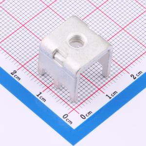 PCB焊接端子铆垫片M5 六脚 14.5*14.5*15.2mm T1.5 镀雾锡
