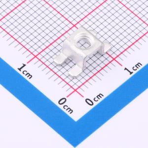 PCB焊接端子抽牙立贴M3 四脚 10*5.5*4.4mm T0.8 镀雾锡