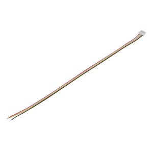 连接线/0.8刺破-4P单头线长100mm 红/白/黄/黑/尾部剥皮镀锡1.5mm