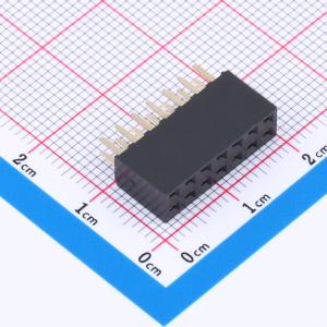2x7P 间距:2.54mm 直插