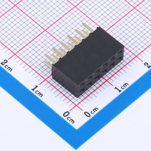 2x6P 间距:2.54mm 直插
