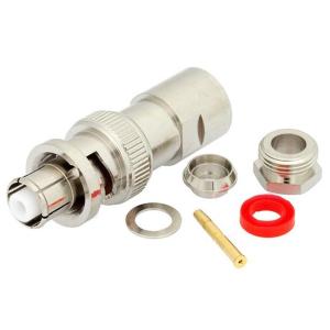 SHV插头式直型连接器,夹持式/焊接附件,适用于同轴电缆 RG59、RG62、RG71