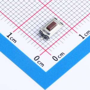 一型/平脚/2.5H/180gf/黑底红钮/防尘/编带