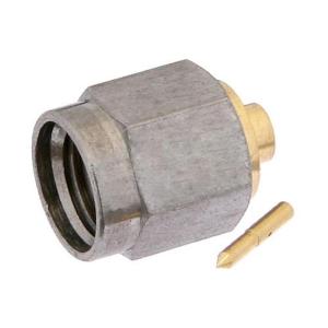2.92mm直插式公头连接器,焊接附件,适用于同轴电缆 PE-SR405AL, PE-SR405FL, RG405