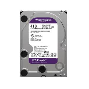 西部数据 监控级硬盘 WD Purple 西数紫盘 4TB 256MB SATA CMR (WD43PURZ)