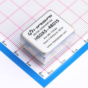 DC-DC电源模块Vin=36-72V Vout=±15V 0.167A  功率5W