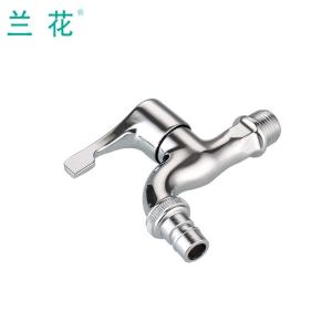 兰花 卫浴电镀合金 洗衣机拖把池水龙头水嘴 入墙式加厚单柄四分 LH9709