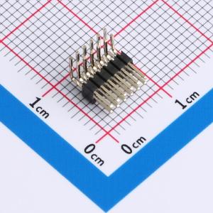 2x6P 间距:1.27mm 方针 弯插