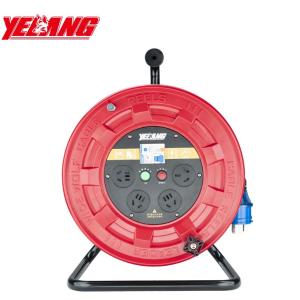 野狼YELANG 220V~250V16A绕线盘电缆盘电源盘卷线盘3*1.5*30m/ YL33010930