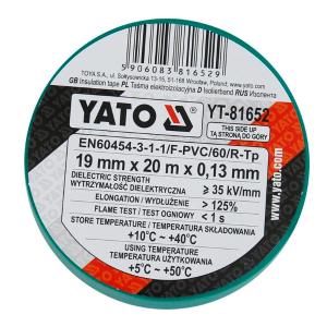 YATO(易尔拓)绿色电工绝缘胶带19MMX20M