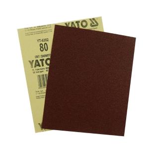 YATO(易尔拓)干磨砂纸 80目 230x280MM