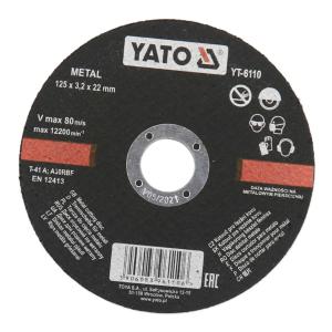 YATO(易尔拓)平型金属切片125X3.2X22MM