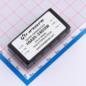 DC-DC电源模块Vin=9-36V Vout=±12V 0.833A  功率20W