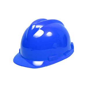 SAIBANG/赛邦 SB003 V顶安全帽 新国标 防砸透气 建筑工程工地加厚电力安全帽 可印字(版费另算) 蓝色