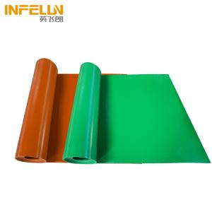INFELUN/英飞朗 绝缘胶垫 INFELUN-JYJDLV1×5m 绿色平面 厚8mm 测试电压25kV