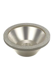 国产MRO 钻石碗形砂轮 内孔20mm 200目 外径100mm 高度35mm 10mm砂宽 5mm砂厚