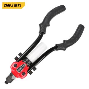 得力（deli）省力双把拉铆枪可拉不锈钢钉塑盒 13寸2.4mm-6.4mm