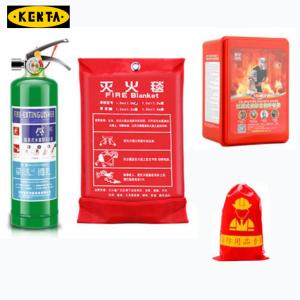 KENTA/克恩达新型灭火毯家庭消防套装七(水基灭火器、灭火毯、成人面具) 灭火毯1X1m 19-119-639