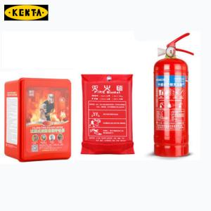 KENTA/克恩达新型灭火毯家庭消防套装四(成人面具、灭火毯、3KG干粉灭火器) 灭火毯1X1m 19-119-636