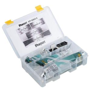 泛达(Panduit) 工业维护扎线带和固定座套件尼龙 6.6(100),室外适用,黑色