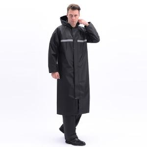 援邦 牛津布长款连体 成人雨衣 3XL