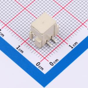 1x2P 间距:2.54mm 立贴