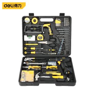 得力/deli 85件套充电式手电钻锂电钻螺丝刀多功能家用工具箱套装 DL1085L