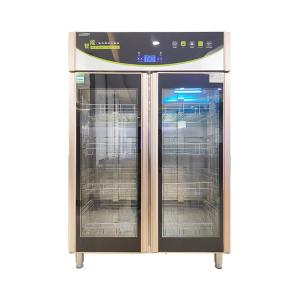 松润/SOR 商用全不锈钢立式碗柜消毒柜热风循环餐饮酒店餐厅食堂饭店厨房碗筷餐具消毒 SOR-H402[1300L中温双门8层]