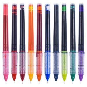 M&G（晨光文具）本味水性圆珠笔替芯蓝0.5mm 中性笔替芯 水笔替换芯 拔帽款