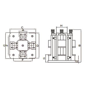KENTA/克恩达直立4台增压角固式虎钳  规格130mm KT8-164-482