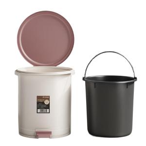 家杰优品 脚踏垃圾桶 JJ-GB132 材质PP 12L