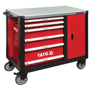 易尔拓 YATO 6抽屉边柜工具车 1130_x570x1000mm 把 YT-09002